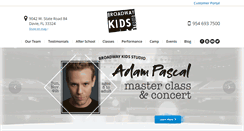 Desktop Screenshot of broadwaykidsstudio.com