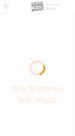 Mobile Screenshot of broadwaykidsstudio.com